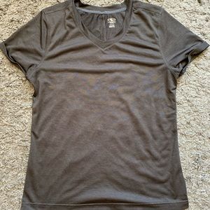 Dark Gray Workout V-neck